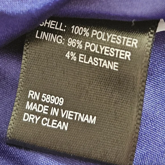 NWT Gianni Bini Peyton Satin Mini Sheath Dress: Color- Cobalt: Size- 8 - Picture 10 of 10